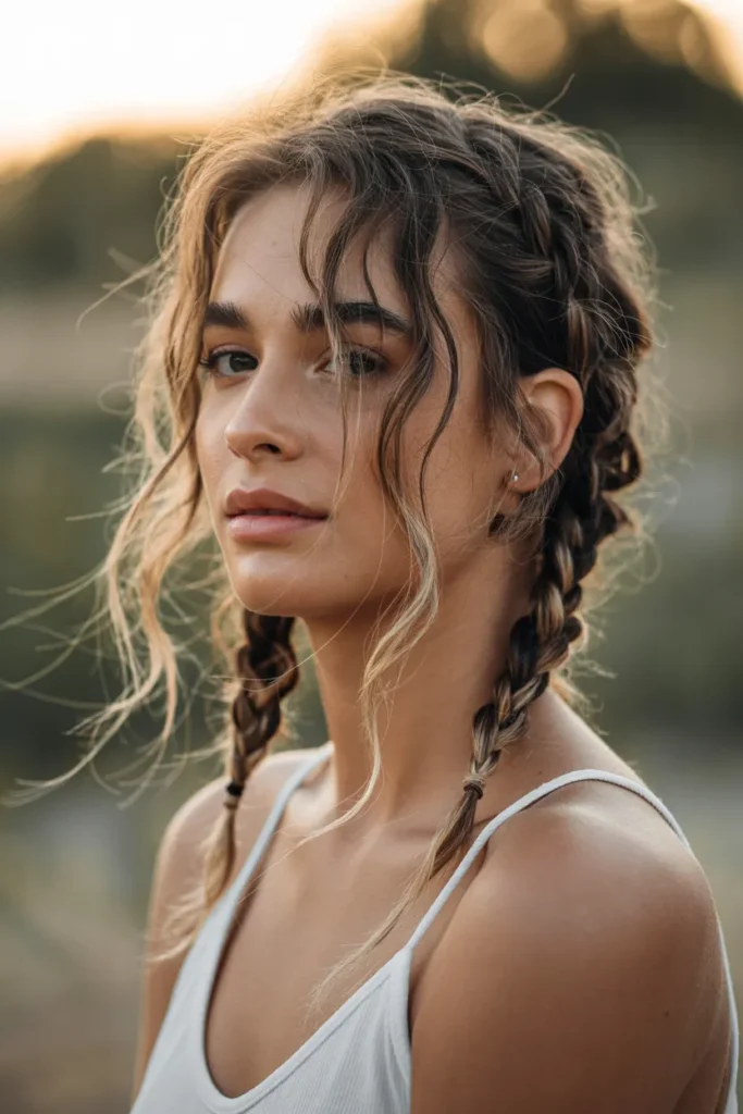 Messy Boho Braids