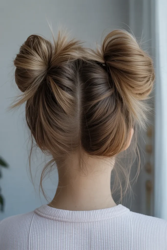 Messy Space Bun