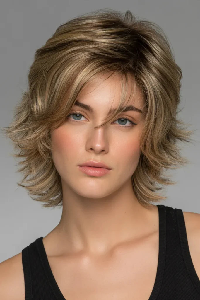 Modern Shag with Choppy Layers