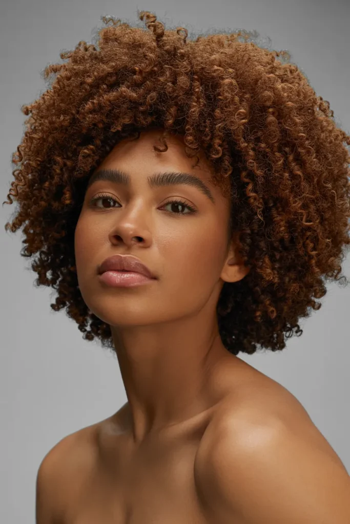 Natural Afro with Shape