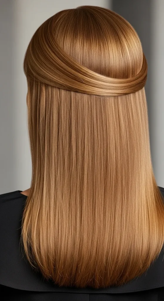 Natural Honey Blonde Straight Hair