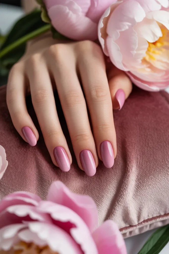 Ombré Mauve to Petal Pink Fade
