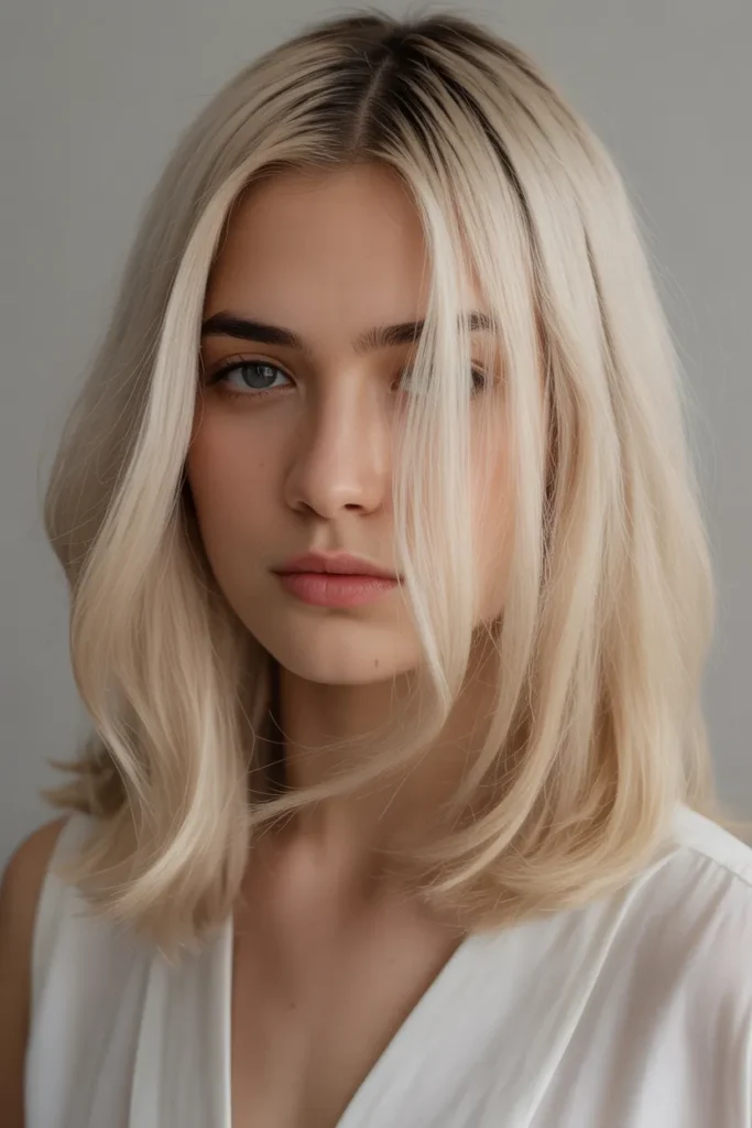 Pearl Blonde with Cool Elegance