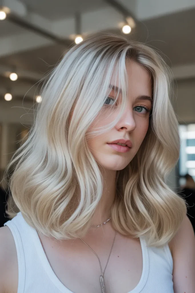 Pearl Blonde with Soft Dimension