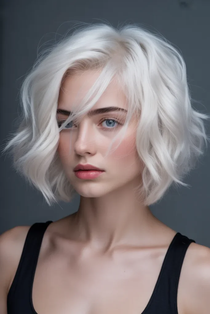 Platinum Blonde with Cool Undertones