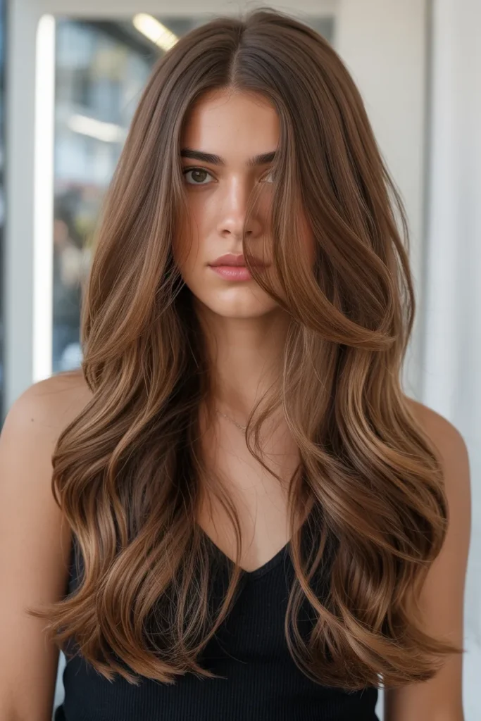 Rich Chestnut Brown with Subtle Highlights
