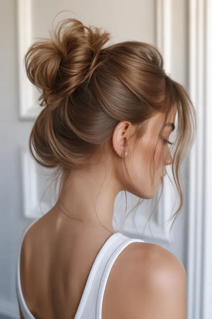 Romantic Loose Messy Bun