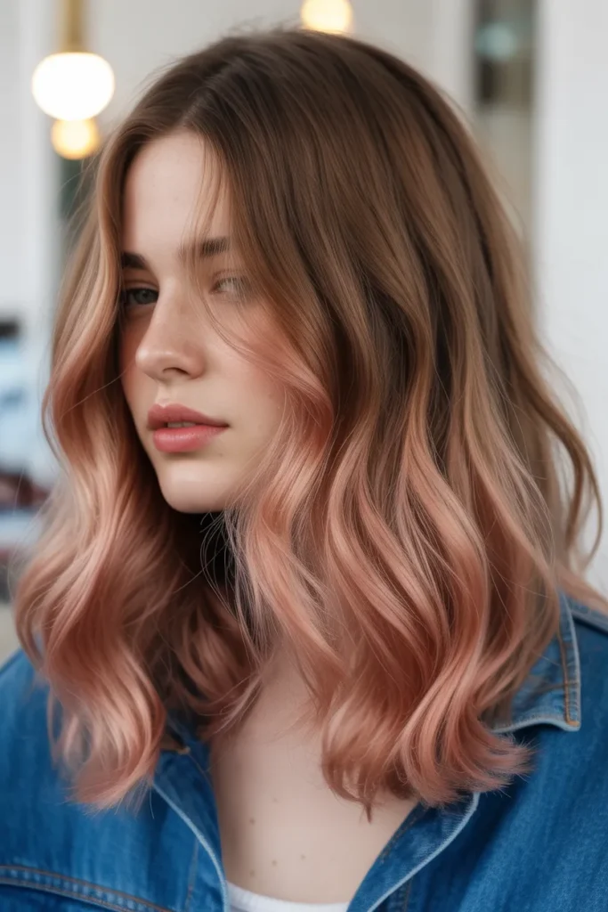 Rose Brown with Subtle Highlights