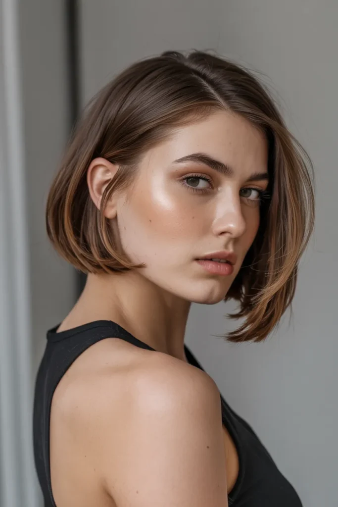 Short Asymmetrical Bob