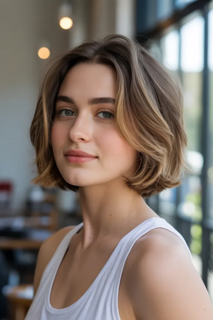 Short Bob with Soft Face-Framing Layers