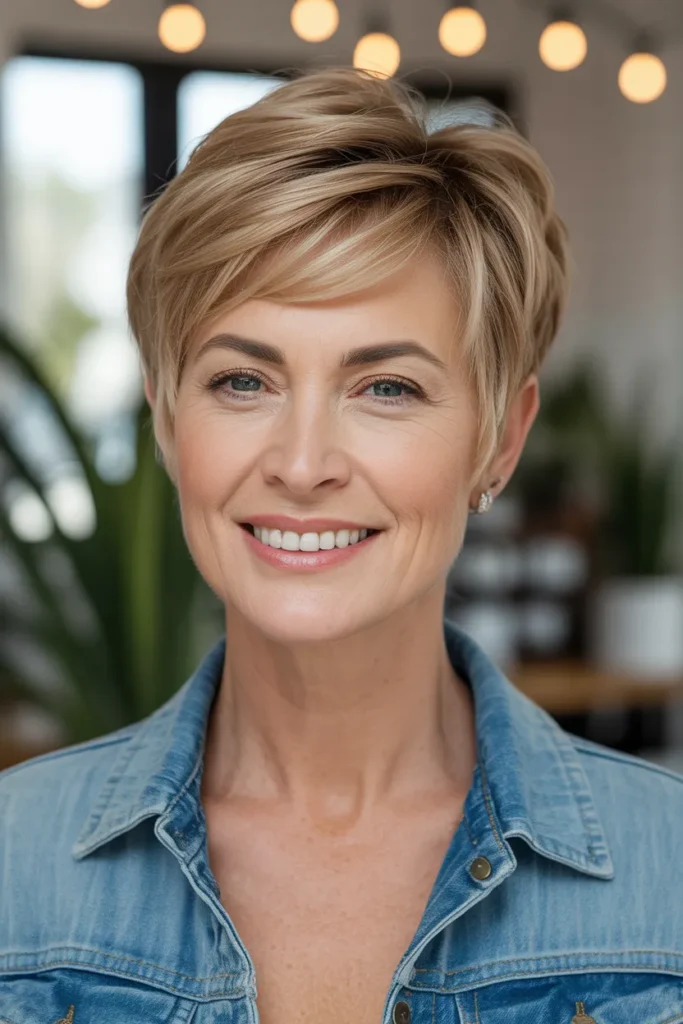 Short Pixie with Soft Layers