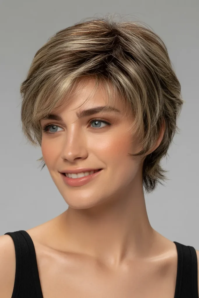 Short Shag with Textured Ends