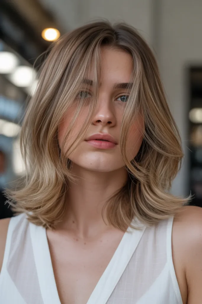 Shoulder-Length Cut with Light Texture