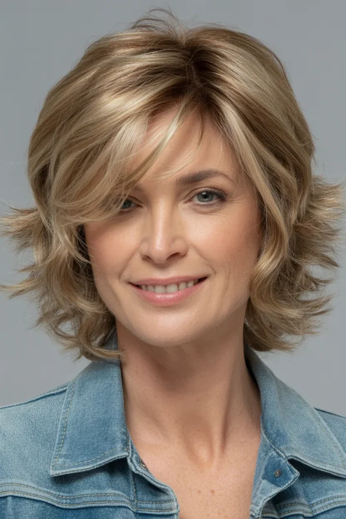 Shoulder-Length Hair with Textured Ends