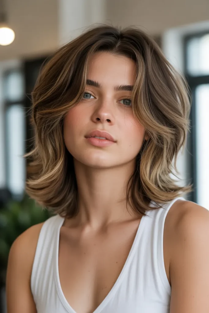 Shoulder-Length Shag