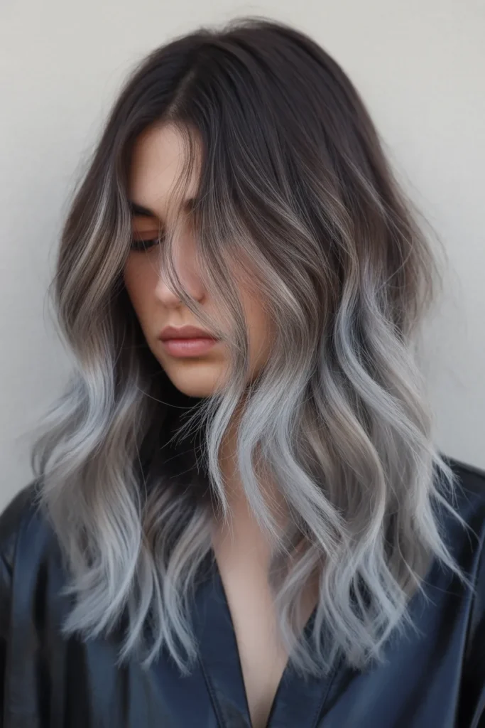 Smoky Silver Ombre