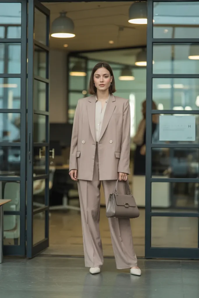 Soft Blazer with Matching Trousers