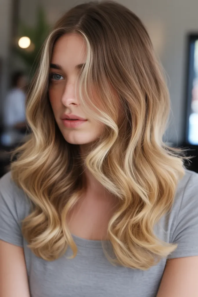 Soft Honey Blonde Ombre