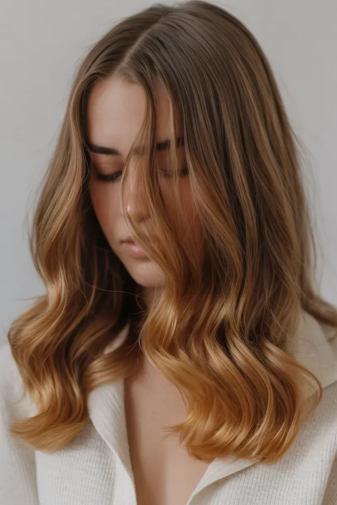 Soft Honey Brown Melt with Caramel Ends