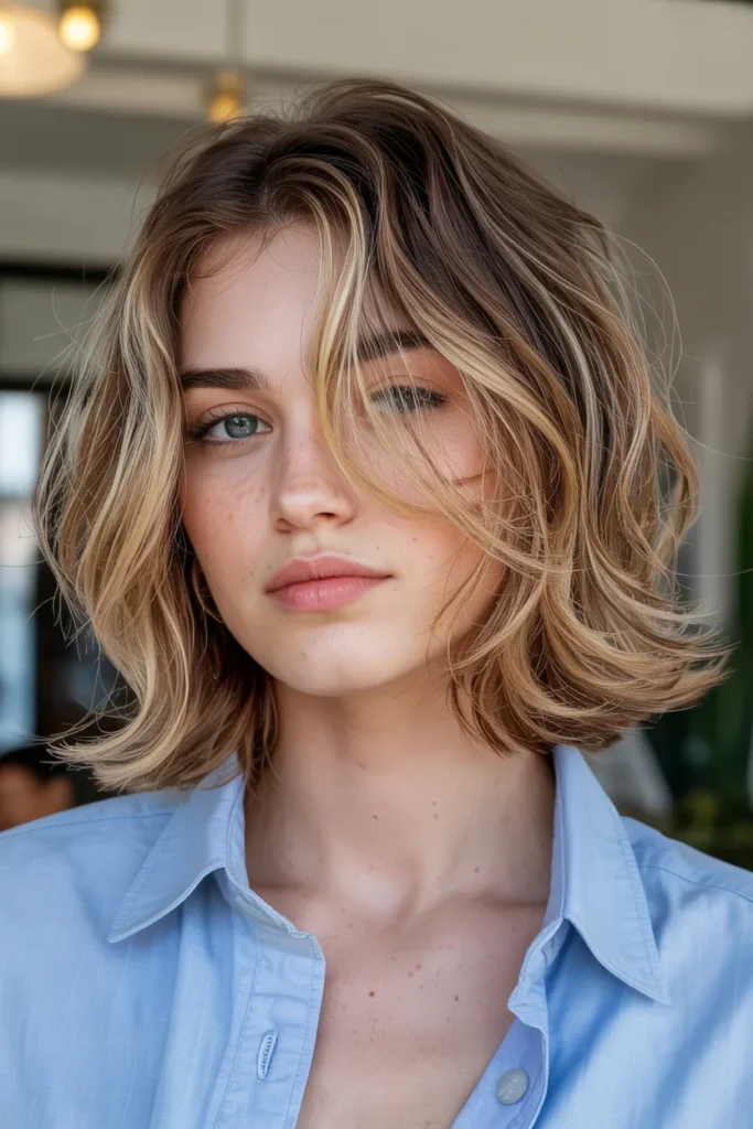 Soft Layered Lob with Natural Movement