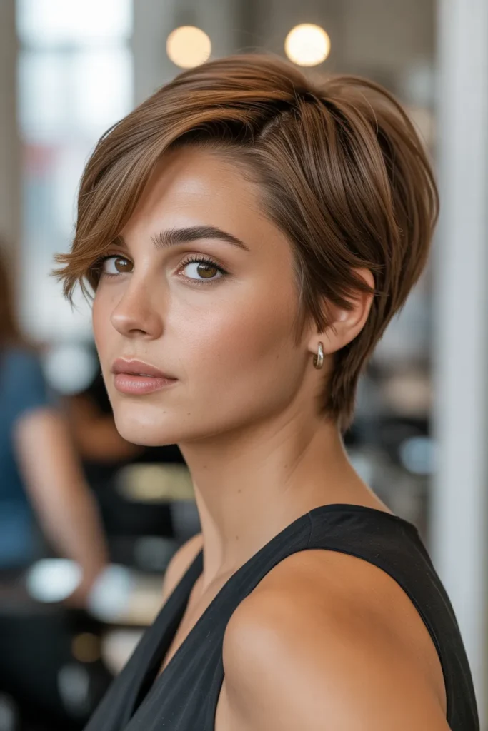 Soft Pixie with Face-Framing Layers