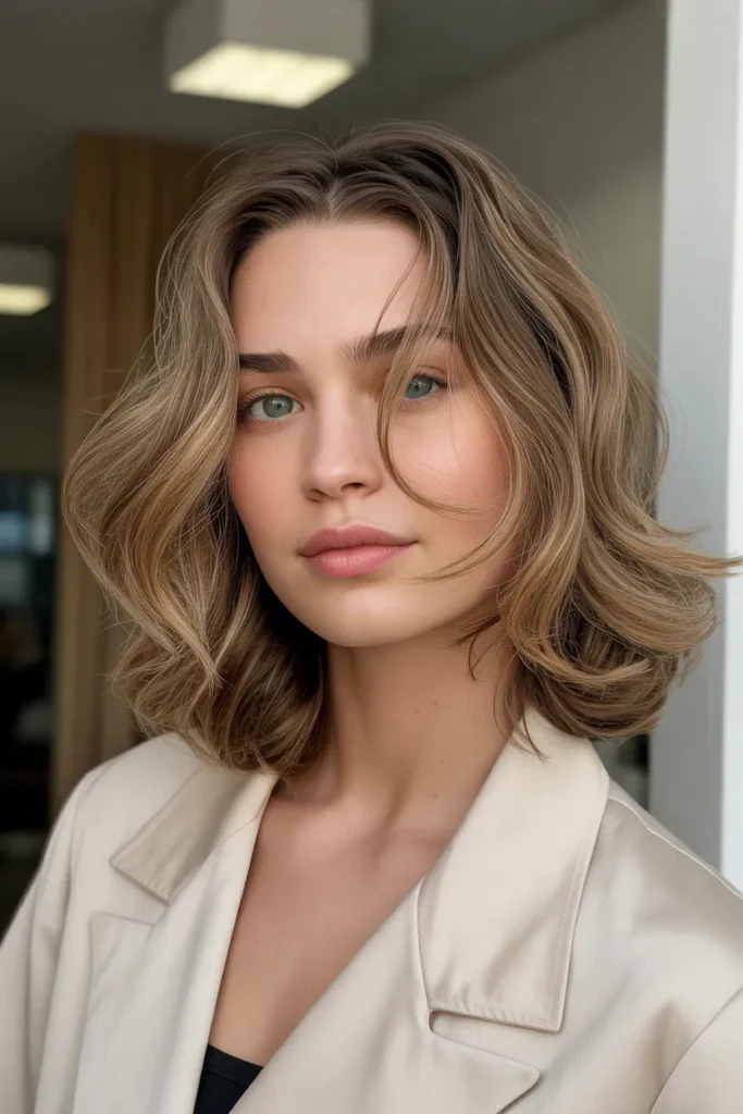 Soft Wavy Medium Cut