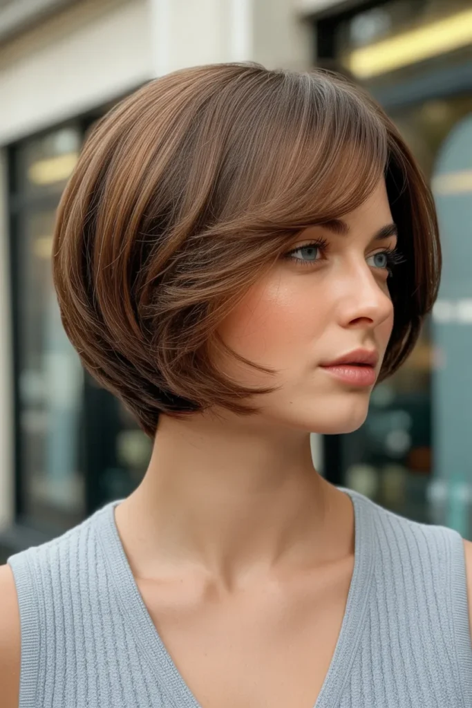 Stacked Bob with Soft Layers