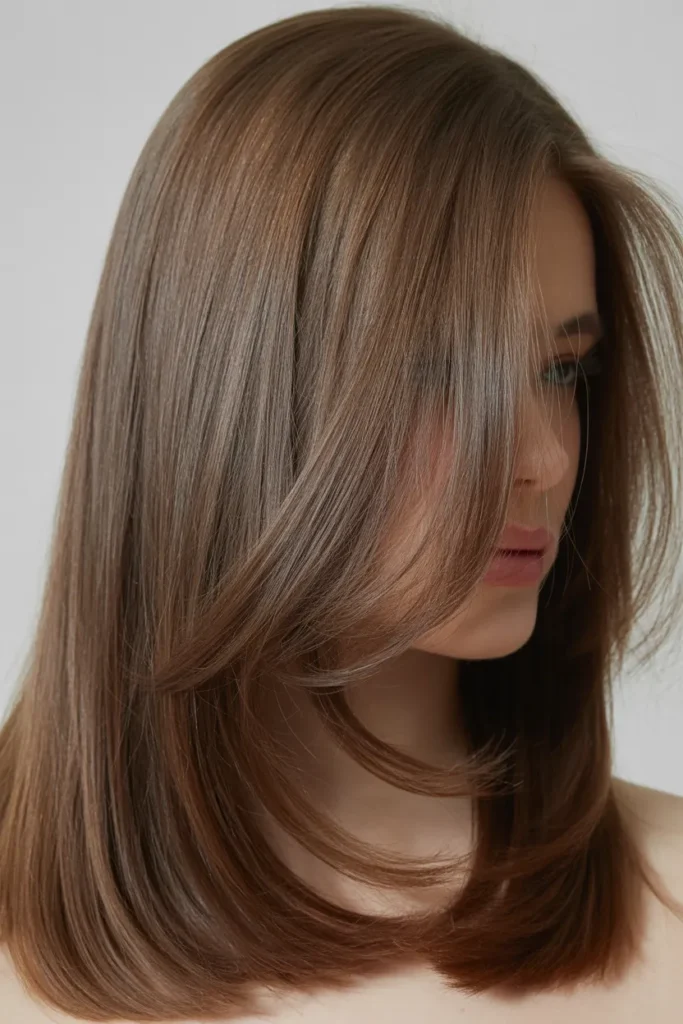Straight Hair with Micro Layers