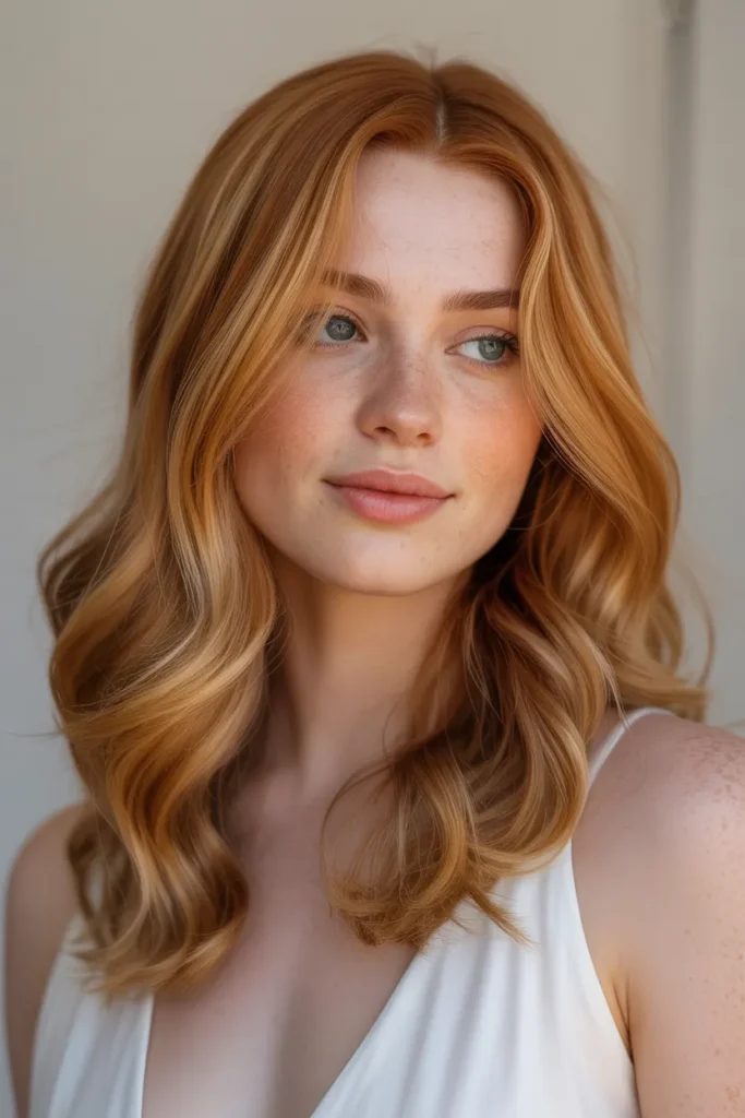 Strawberry Copper with Subtle Highlights