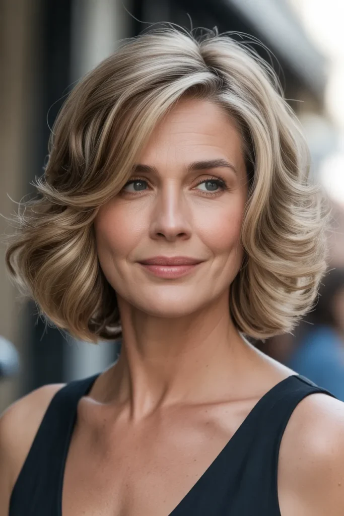 Textured Lob with Subtle Waves