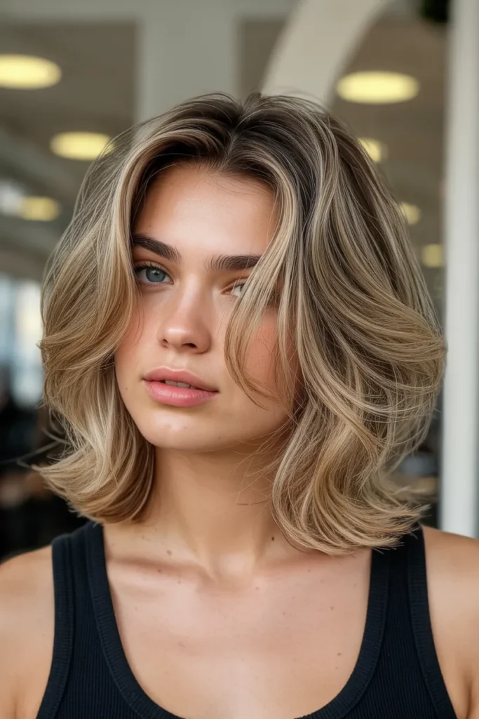 Textured Medium Cut with Light Layers