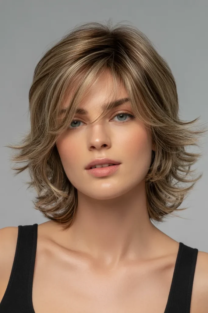 Tousled Medium Shag