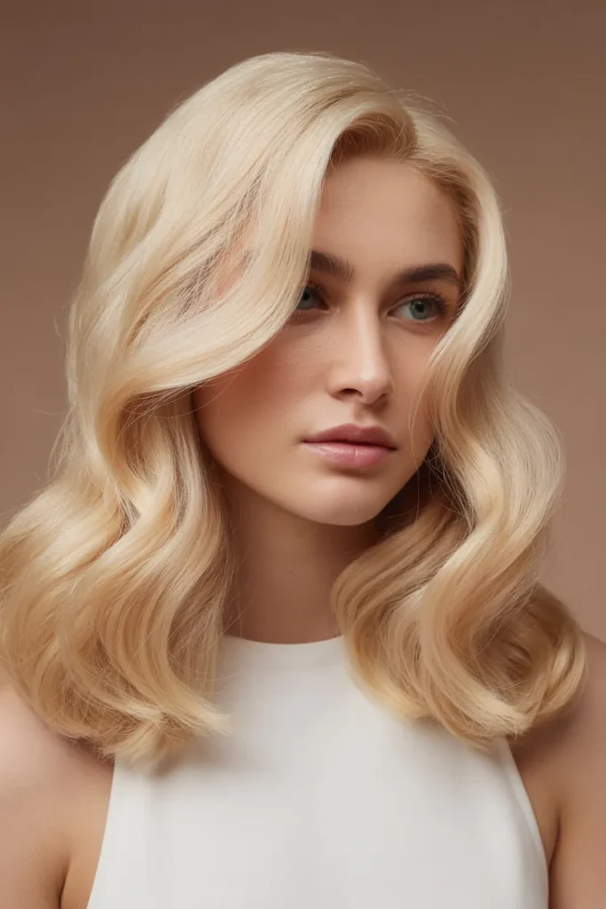 Vanilla Cream Blonde with Soft Brightness