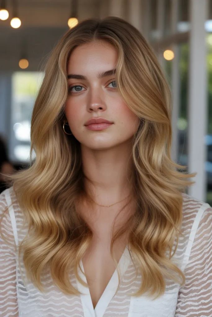 Warm Honey Blonde with Subtle Highlights