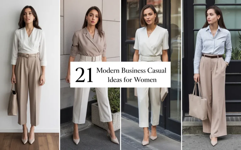 21 Modern Business Casual Workwear Ideas for Women