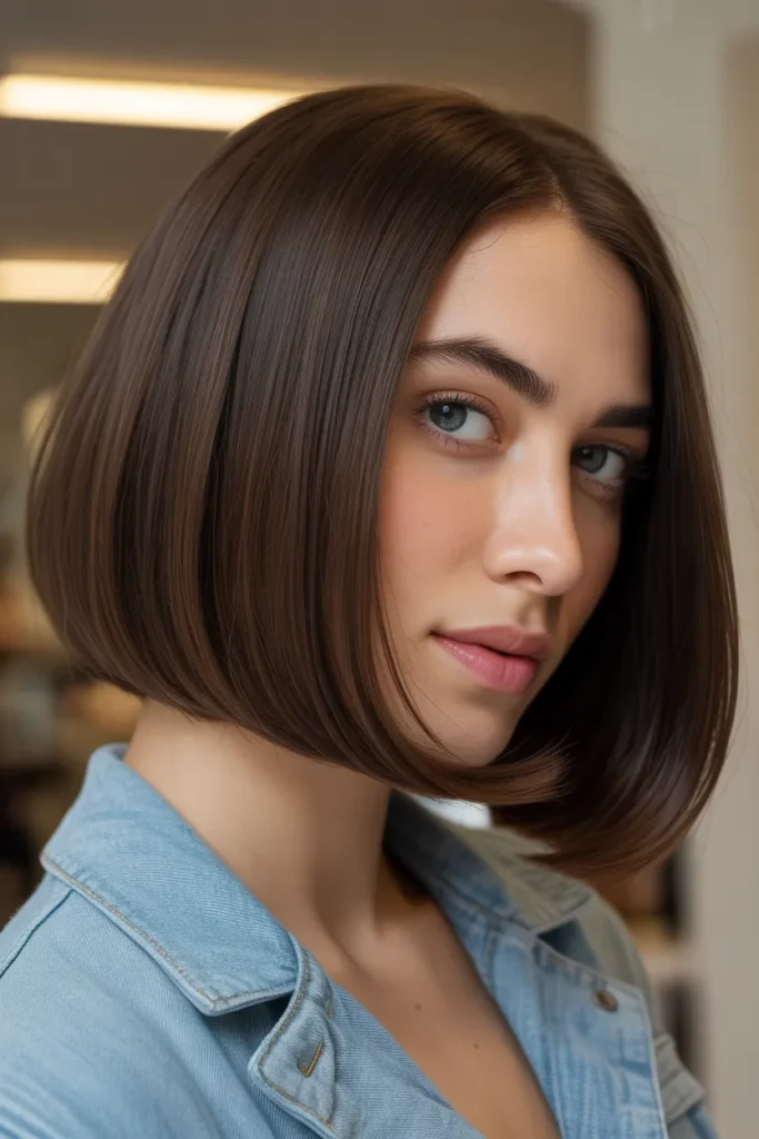 Angled Curved Bob