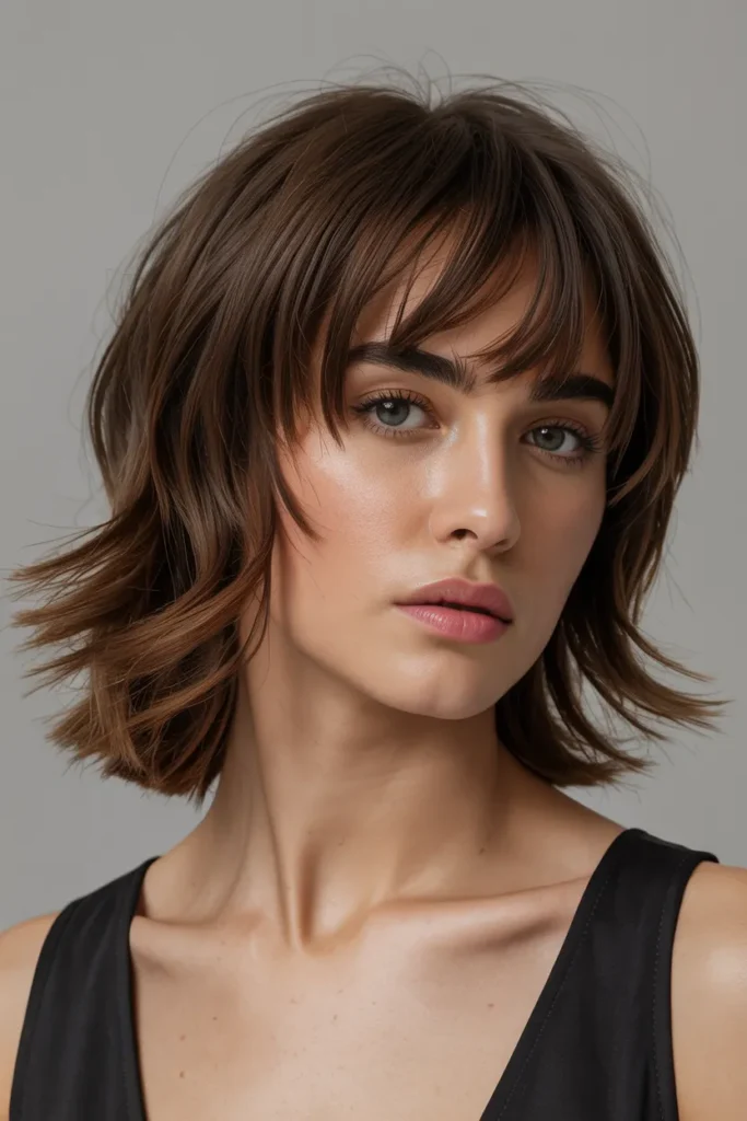 Angled Face-Framing Cut