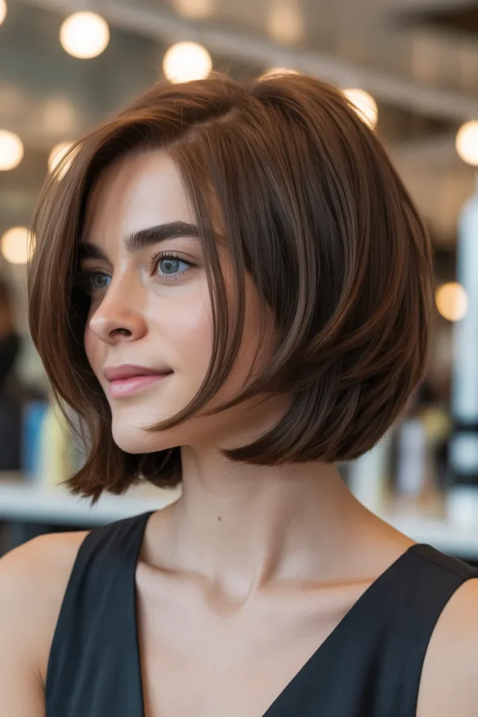 Angled Layered Bob