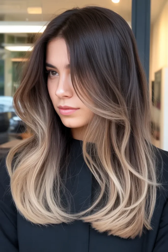 Ash Brown Ombre