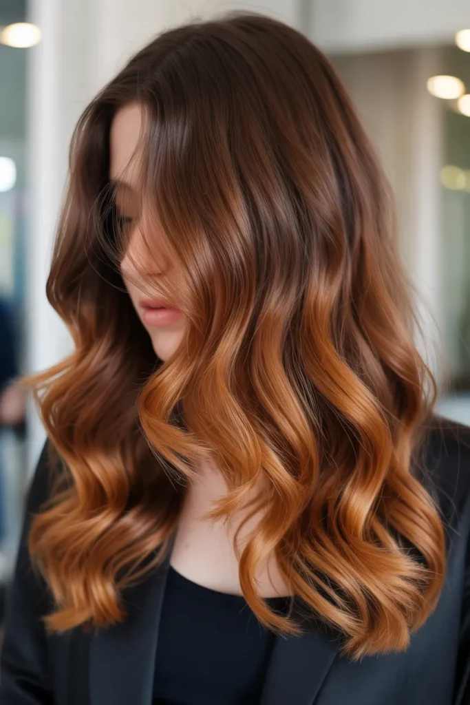 Auburn Ombre Hair Color
