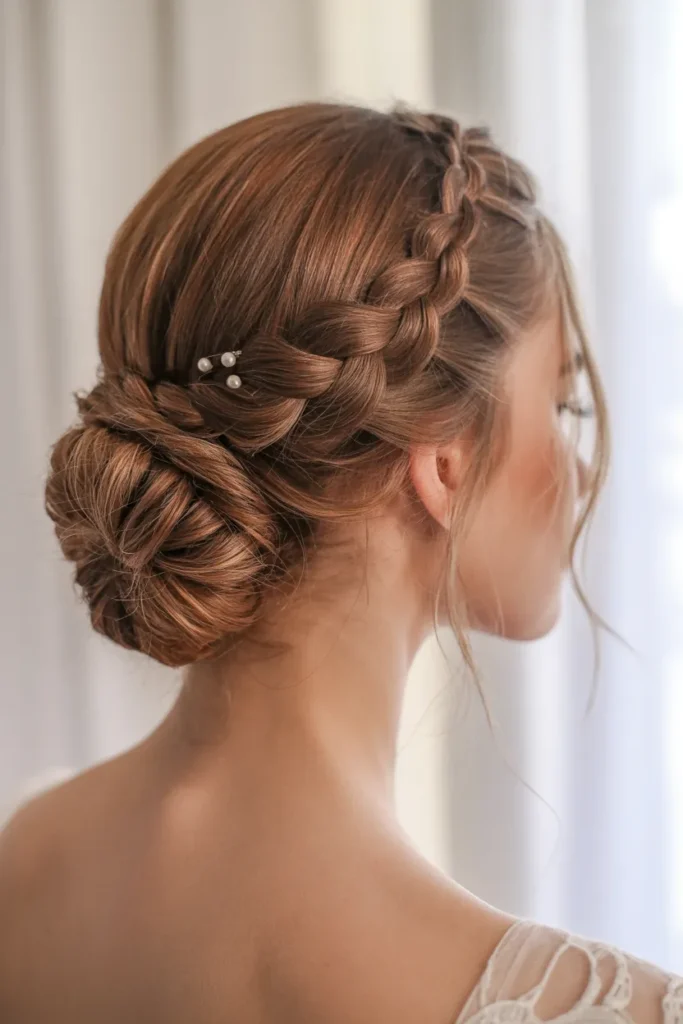 Braided Low Bun