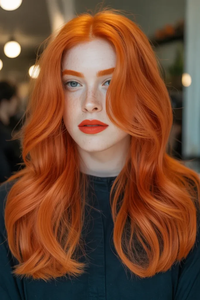 Bright Ginger Copper Hair