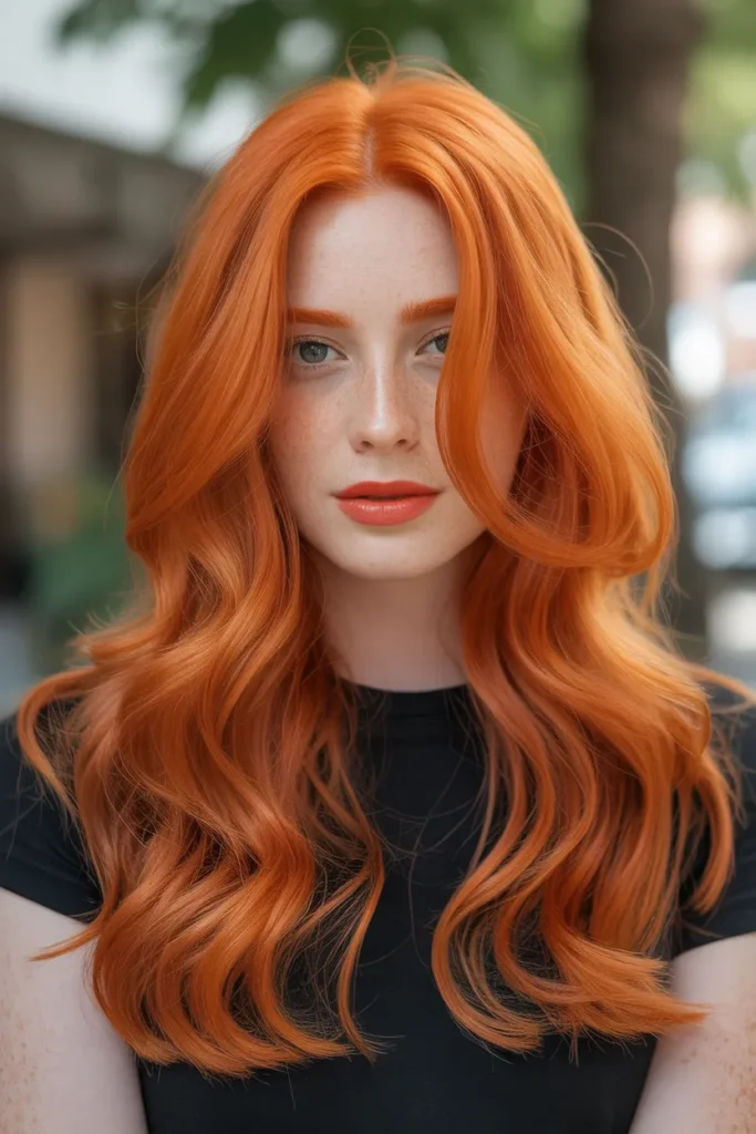 Bright Ginger Copper Hair