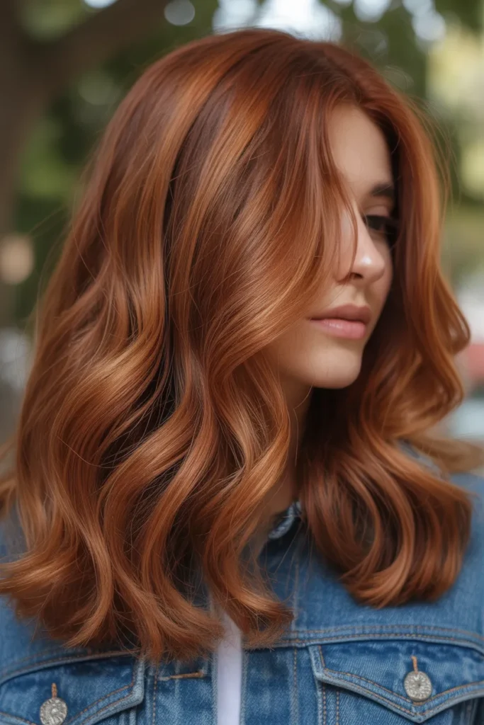 Caramel Copper Hair