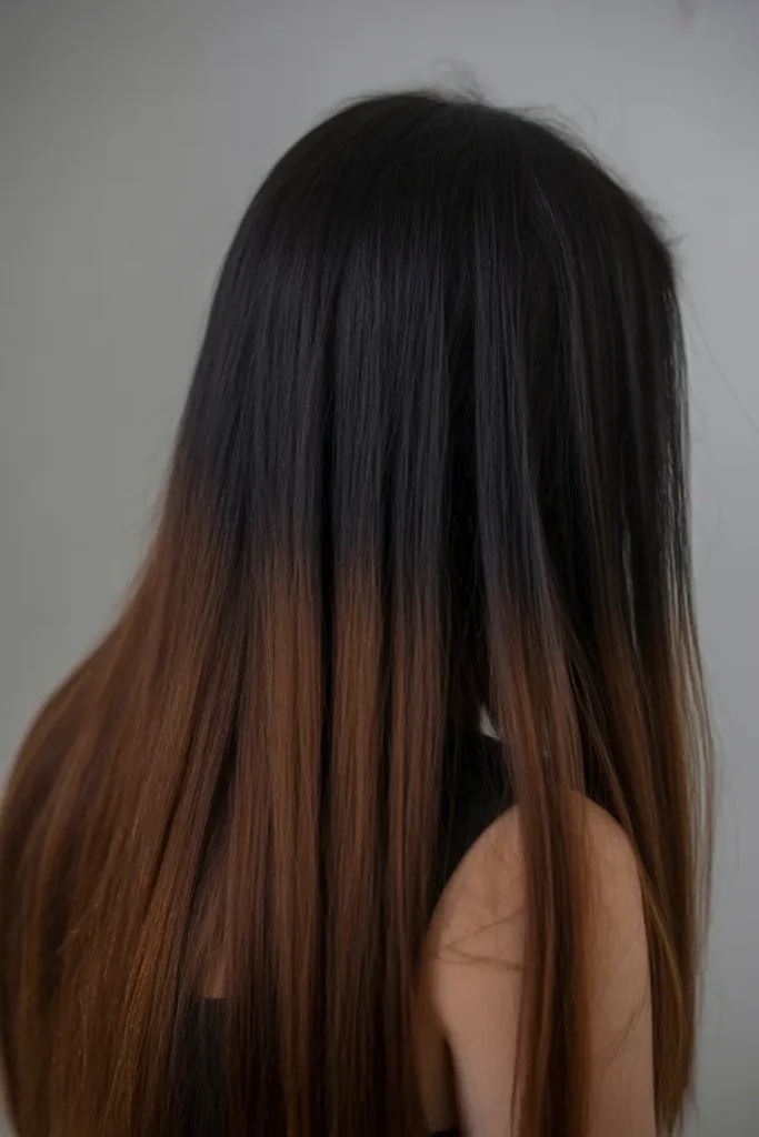 Chocolate Brown Ombre