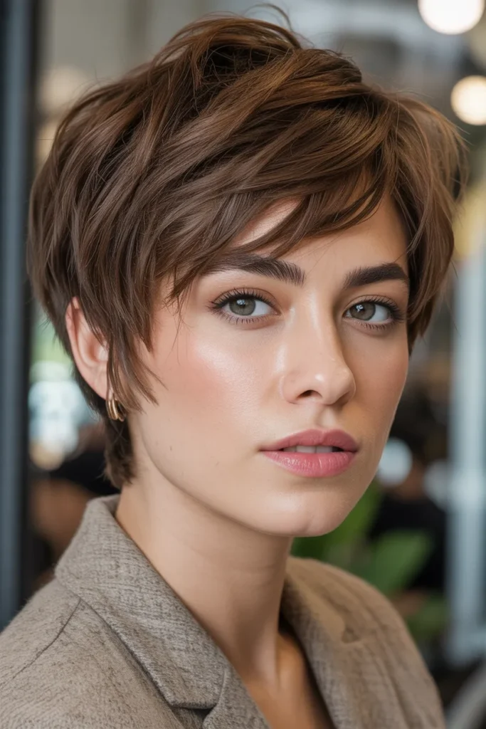 Choppy Layered Pixie