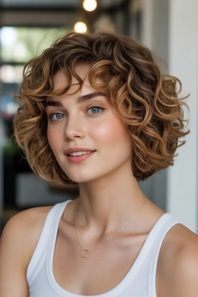 Curly Wavy Bob