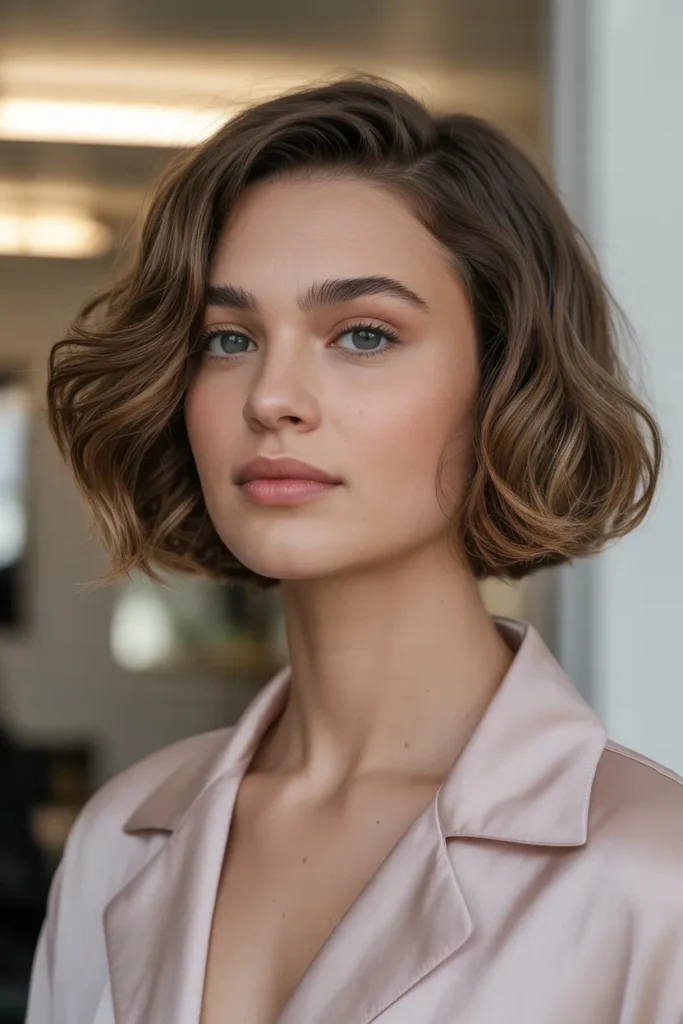 Curved Wavy Bob