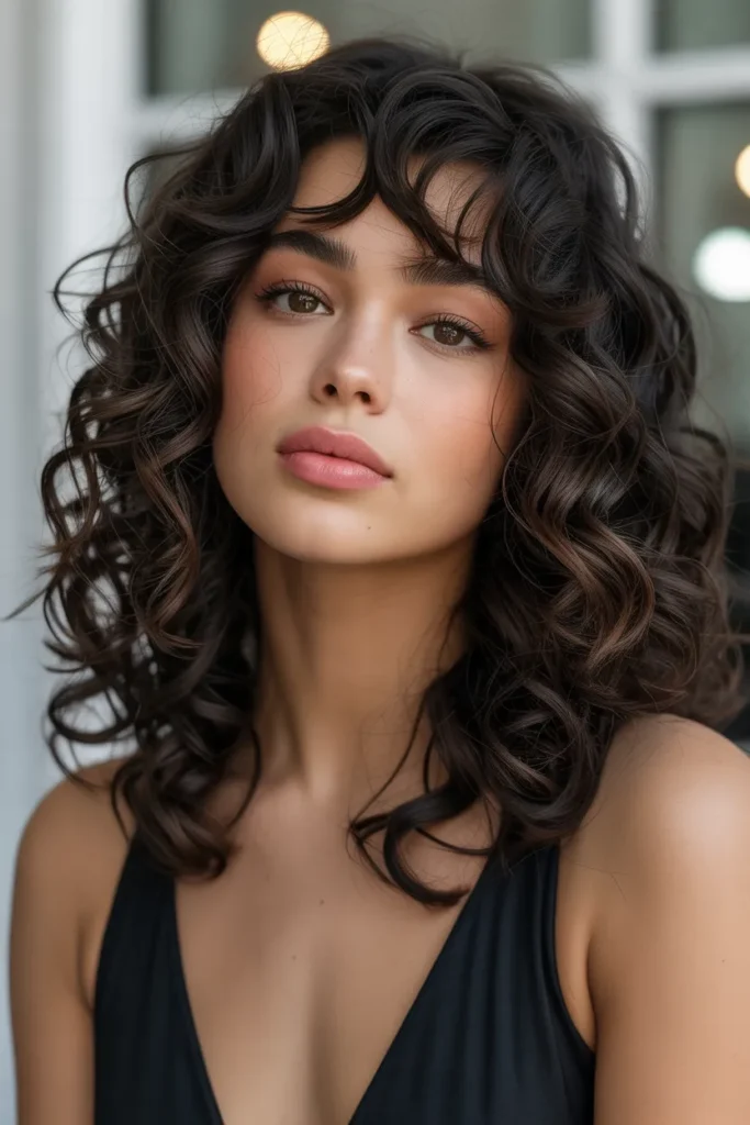 Dark Espresso Curly Hair