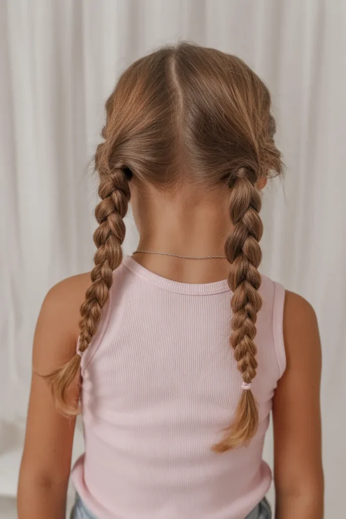 Double Braided Pigtails